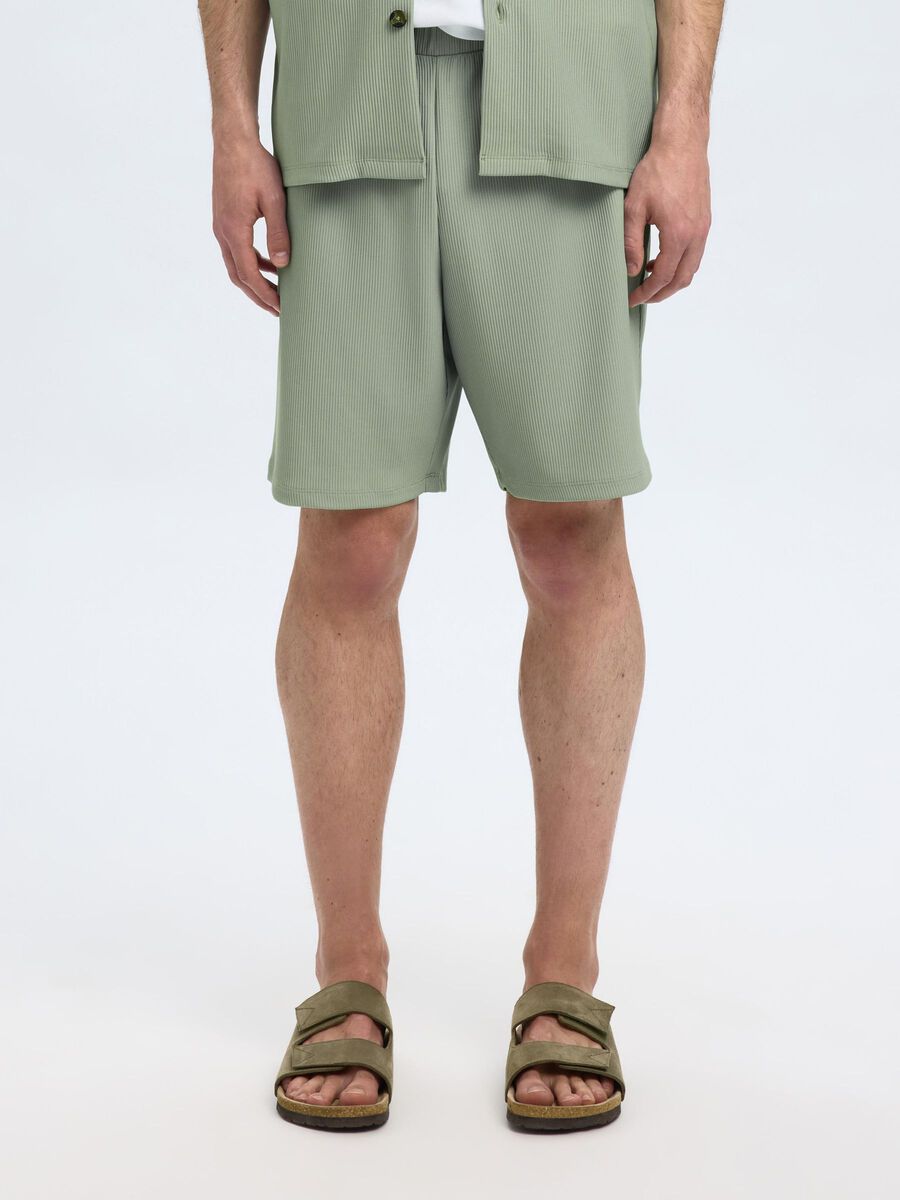 Selected RIBBED SHORTS, Iceberg Green, highres - 16090773_IcebergGreen_003.jpg
