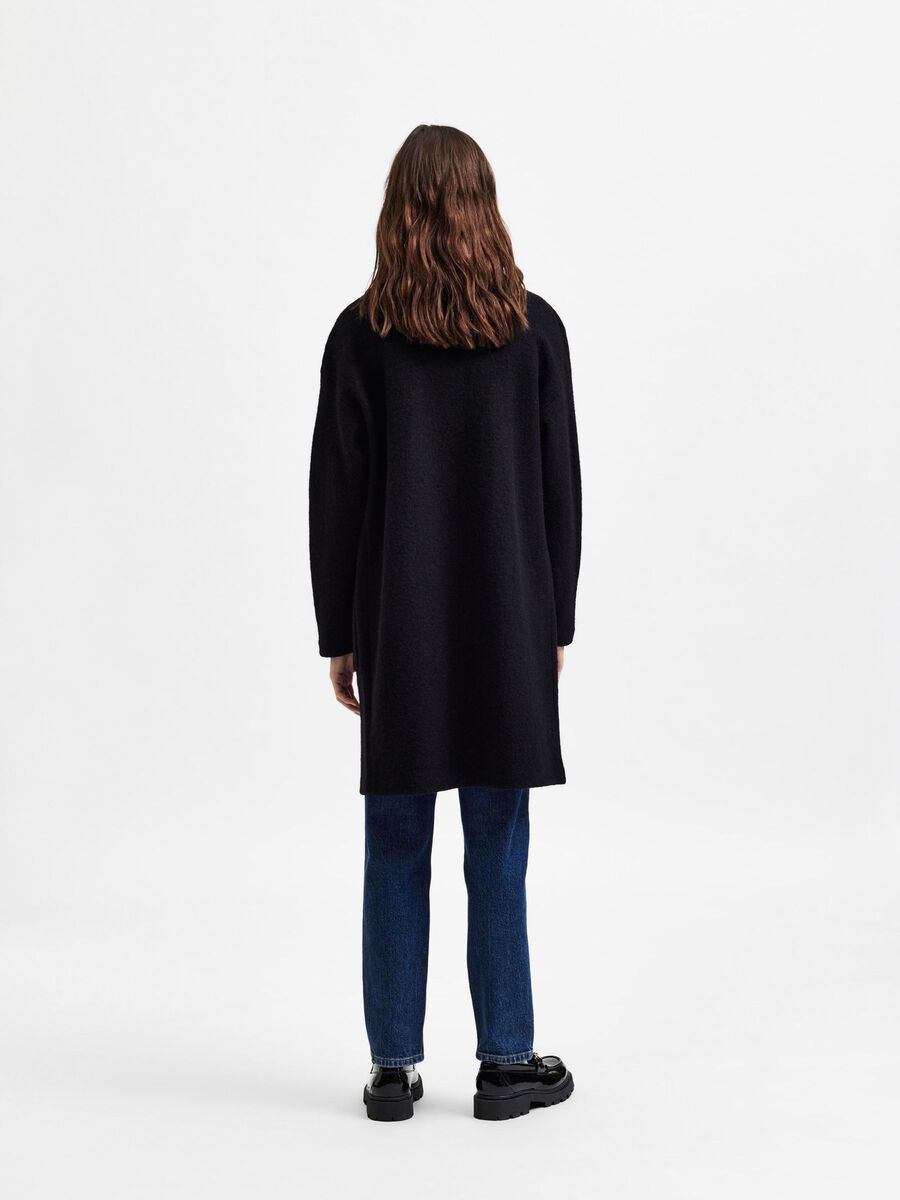 Selected WOOL CARDIGAN, Black, highres - 16051787_Black_004.jpg