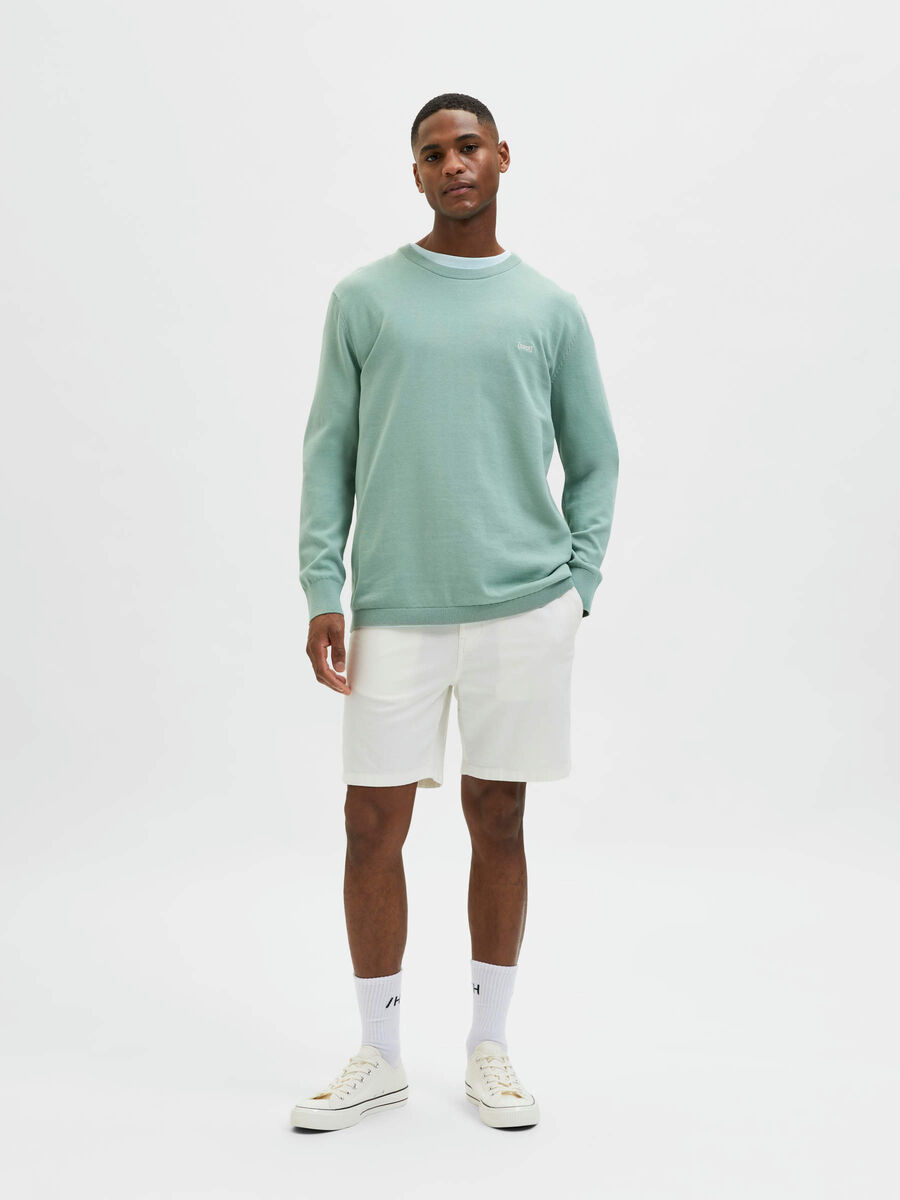 Selected PULLOVER A MAGLIA, Granite Green, highres - 16083961_GraniteGreen_005.jpg