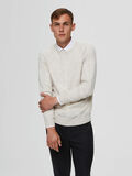 Selected MERINO WOOL - JUMPER, Light Grey Melange, highres - 16075355_LightGreyMelange_003.jpg