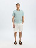 Selected CROCHET STYLE KNITTED POLO SHIRT, Winter Sky, highres - 16097572_WinterSky_005.jpg