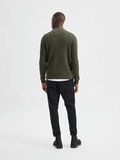 Selected HIGH NECK KNITTED PULLOVER, Forest Night, highres - 16080866_ForestNight_877708_004.jpg
