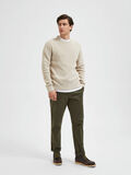 Selected LONG SLEEVED JUMPER, Oatmeal, highres - 16087978_Oatmeal_005.jpg