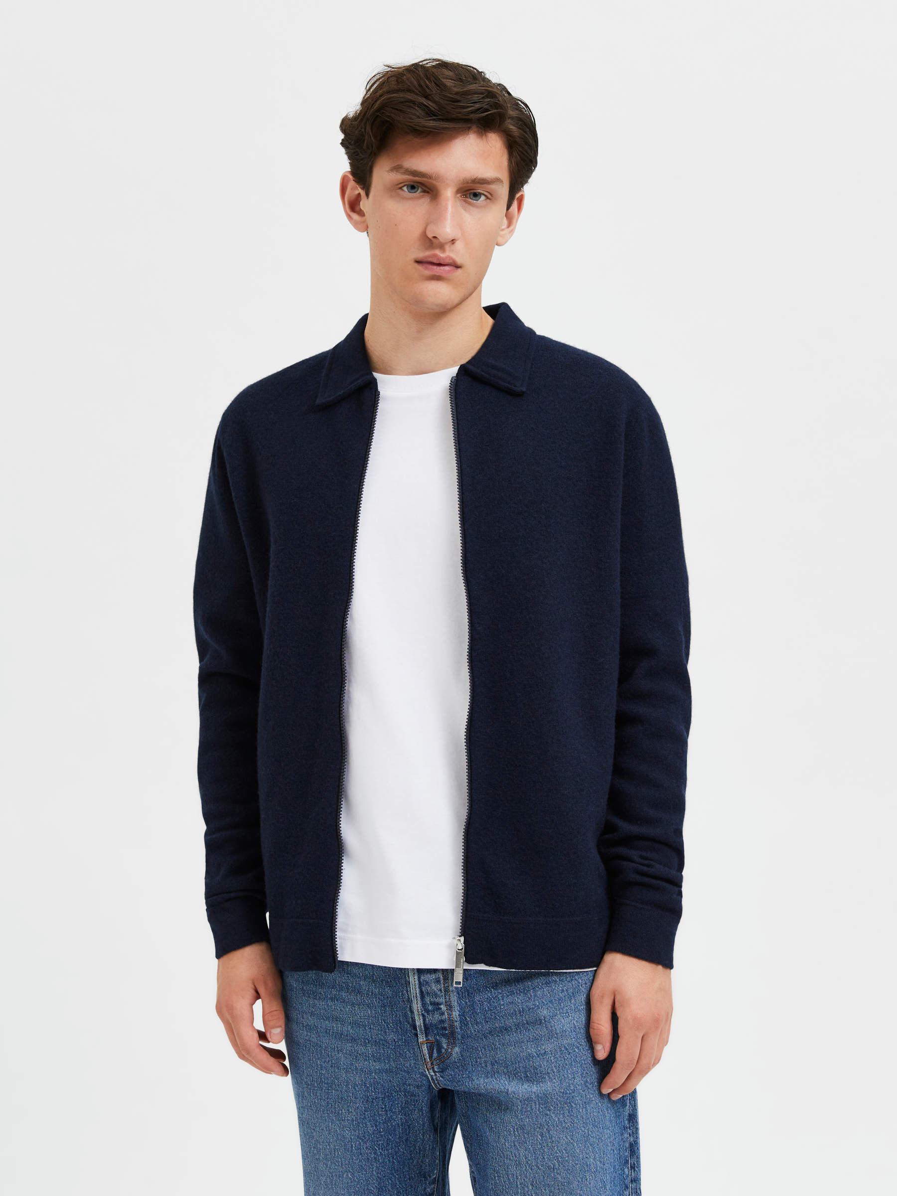 Cardigan selected new arrivals homme