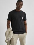 Selected TASCHE LOGO T-SHIRT, Black, highres - 16078843_Black_008.jpg