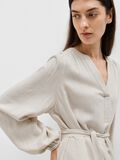 Selected VISCOSE BLEND MINI DRESS, Sandshell, highres - 16093188_Sandshell_008.jpg