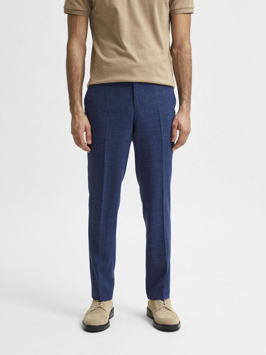 Selected LET OG ÅNDBAR HØR BUKSER, Estate Blue, highres - 16078222_EstateBlue_003.jpg