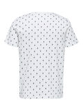 Selected IMPRIMÉ COUPE DROITE - T-SHIRT, Bright White, highres - 16072697_BrightWhite_002.jpg