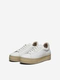 Selected LEATHER TRAINERS, White, highres - 16075949_White_007.jpg