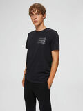 Selected COTON BIOLOGIQUE - T-SHIRT, Black, highres - 16070459_Black_718389_003.jpg