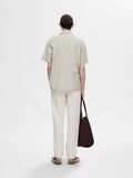 Selected LINEN BLEND SHORT SLEEVED SHIRT, Vetiver, highres - 16092978_Vetiver_004.jpg