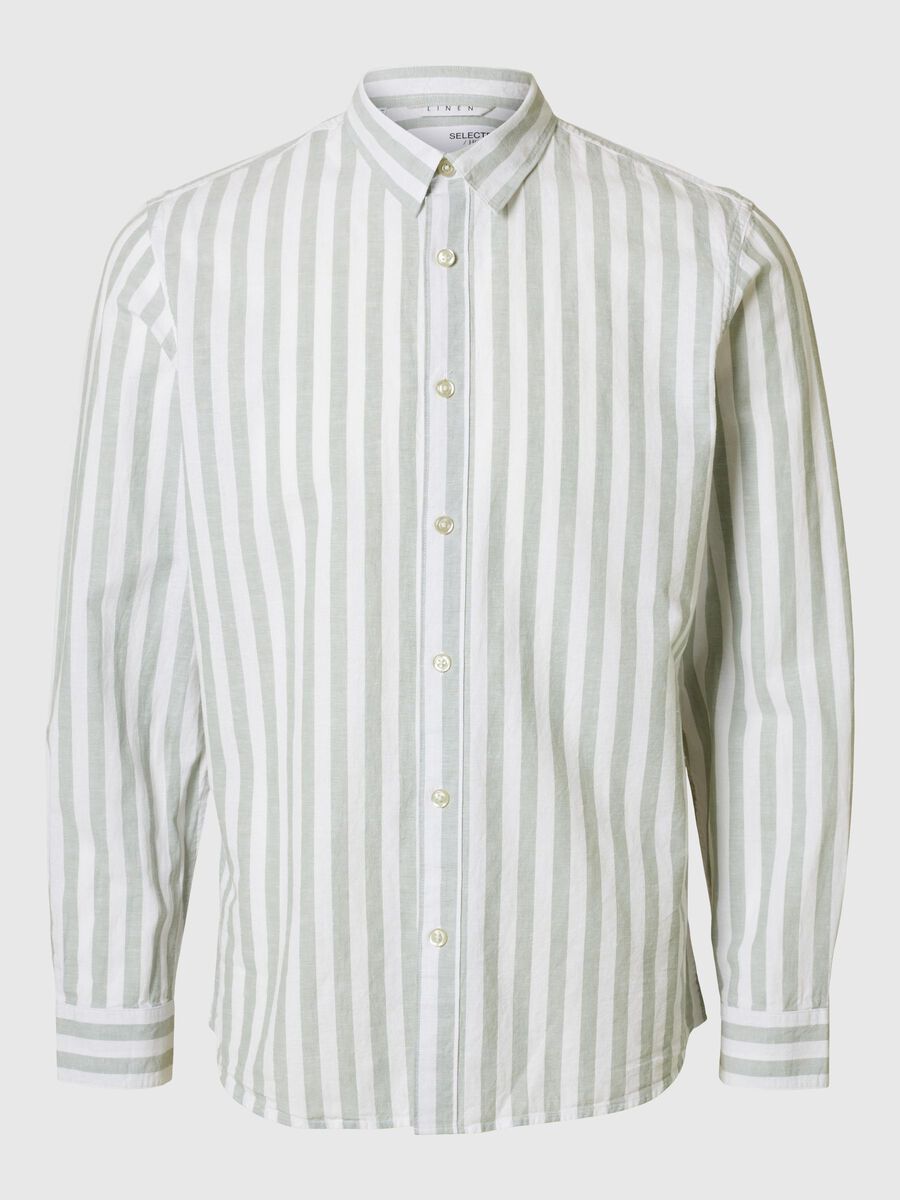 Selected LONG SLEEVED SHIRT, Iceberg Green, highres - 16078867_IcebergGreen_838972_001.jpg