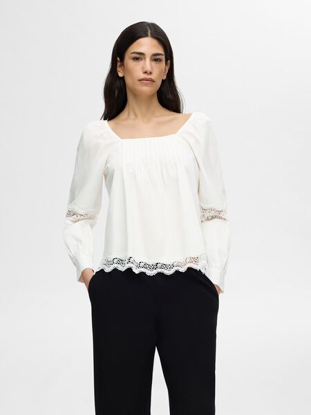 Selected LACE LONG SLEEVED BLOUSE, Snow White, highres - 16095601_SnowWhite_003.jpg