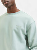 Selected CREW NECK SWEATSHIRT, Granite Green, highres - 16083387_GraniteGreen_006.jpg