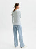 Selected STRIBET LANGÆRMET T-SHIRT, Cashmere Blue, highres - 16078946_CashmereBlue_841417_004.jpg