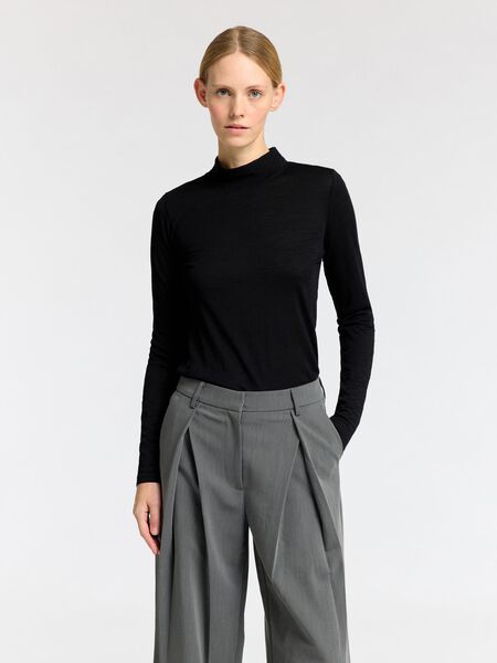 Selected 100% WOOL TURTLENECK, Black, highres - 16094435_Black_003.jpg