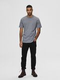 Selected MANCHES COURTES T-SHIRT, Medium Grey Melange, highres - 16077385_MediumGreyMelange_005.jpg