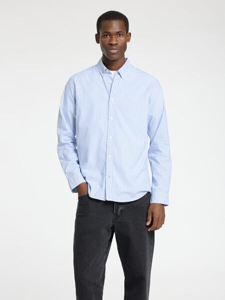 Selected LONG SLEEVED BUTTON-DOWN SHIRT, Light Blue, highres - 16095735_LightBlue_1144103_003.jpg