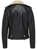 Selected TEDDY - LEATHER JACKET, Black, highres - 16064453_Black_002.jpg