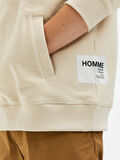 Selected KNITTED HOODIE, Oatmeal, highres - 16082813_Oatmeal_006.jpg