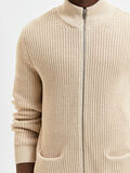 Selected RITSSLUITING VEST, Oatmeal, highres - 16081845_Oatmeal_006.jpg