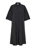 Selected NYLON MANGA ANCHA VESTIDO, Black, highres - 16079517_Black_001.jpg