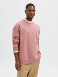 Selected CREW NECK SWEATSHIRT, Ash Rose, highres - 16083387_AshRose_003.jpg