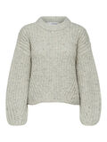 Selected BALLOON SLEEVED KNITTED PULLOVER, Birch, highres - 16081083_Birch_879691_001.jpg