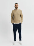 Selected WAFFLE KNIT JUMPER, Kelp, highres - 16079776_Kelp_853674_005.jpg