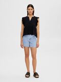 Selected RUFFLED TOP, Black, highres - 16087738_Black_005.jpg