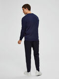 Selected LOGO SWEATSHIRT, Maritime Blue, highres - 16073917_MaritimeBlue_004.jpg