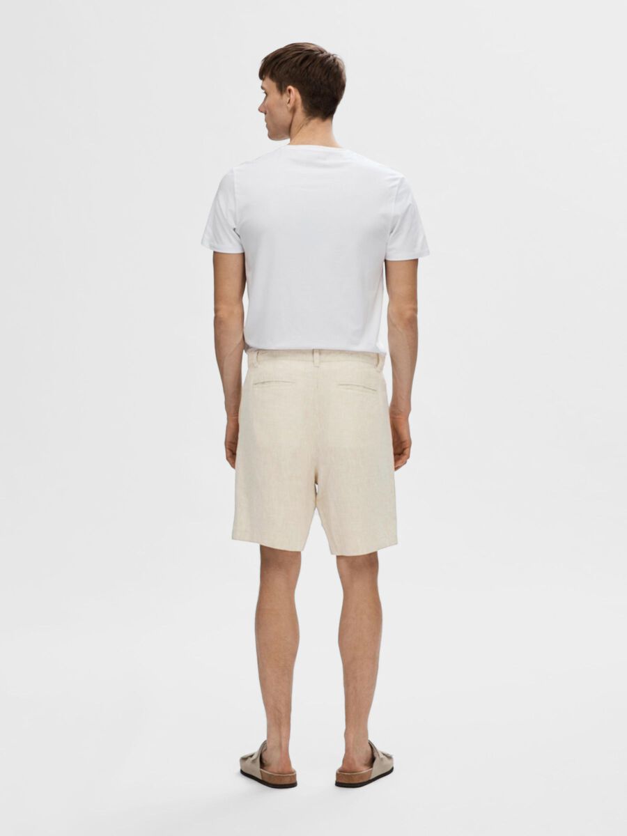 Selected REGULAR FIT SHORTS, Pure Cashmere, highres - 16092314_PureCashmere_1077421_004.jpg