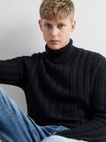 Selected CABLE-KNIT ROLL NECK PULLOVER, Sky Captain, highres - 16090707_SkyCaptain_008.jpg