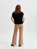 Selected AFKORTEDE ÆRMER STRIK VEST, Black, highres - 16081074_Black_004.jpg