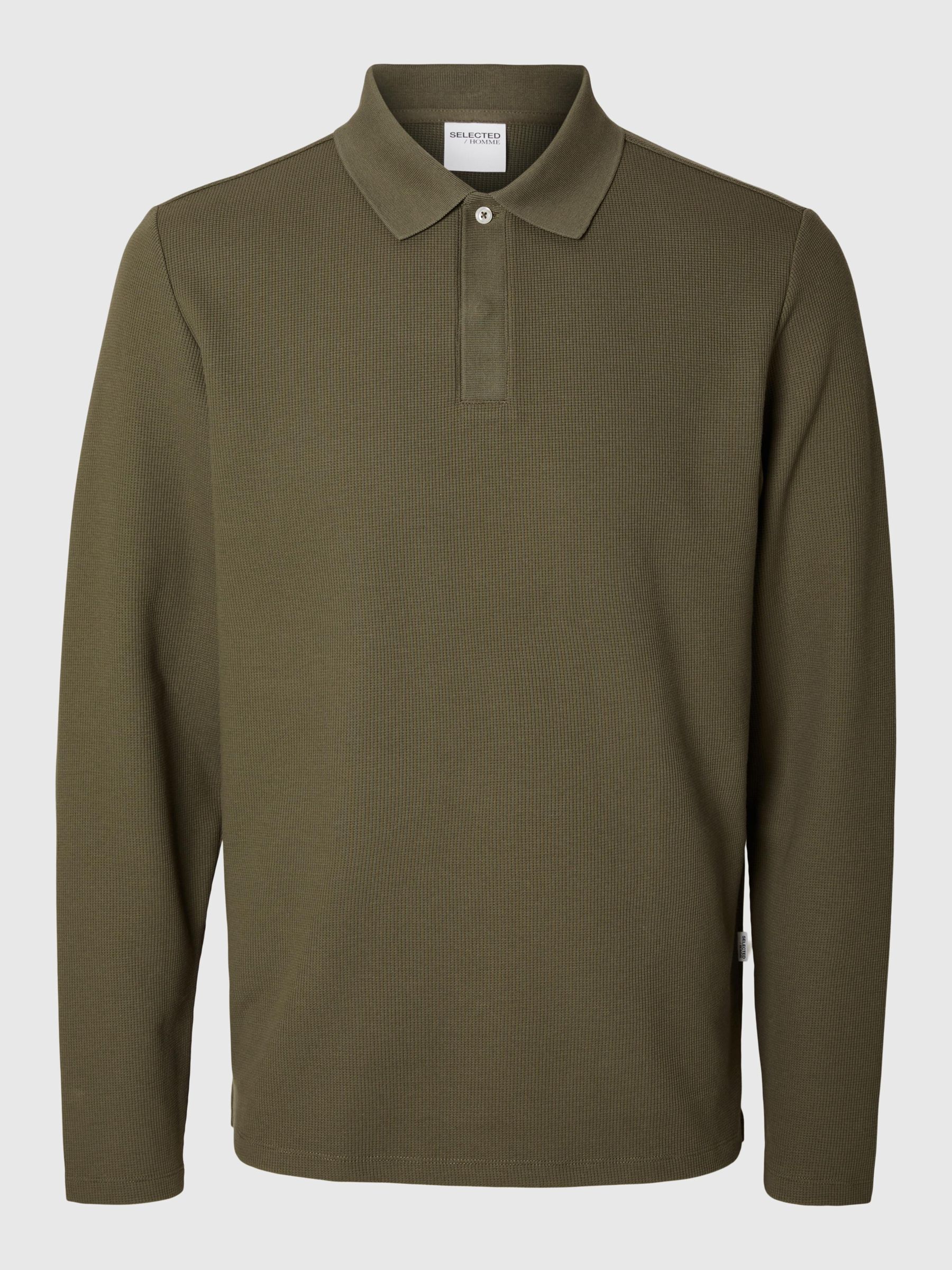Selected homme long sleeve polo top
