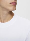 Selected COL MONTANT, COTON BIOLOGIQUE 220G T-SHIRT, Bright White, highres - 16077385_BrightWhite_006.jpg