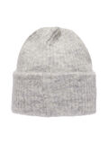 Selected KNITTED BEANIE, Light Grey Melange, highres - 16086739_LightGreyMelange_001.jpg