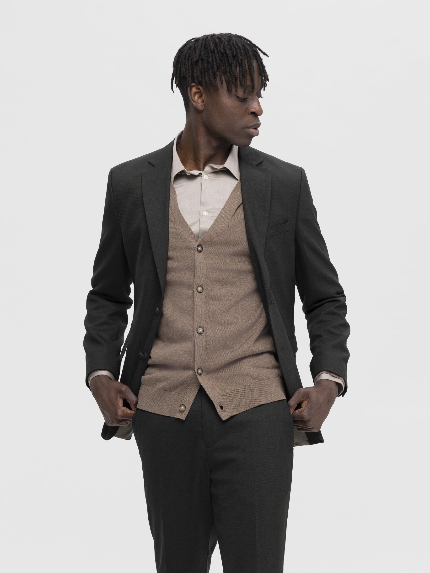 Selected homme double breasted cardigan on sale