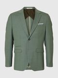 Selected SLIM FIT SINGLE-BREASTED BLAZER, Light Green Melange, highres - 16087870_LightGreenMelange_001.jpg