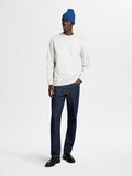 Selected 100% BOMULL SWEATSHIRT, Light Grey Melange, highres - 16094605_LightGreyMelange_005.jpg