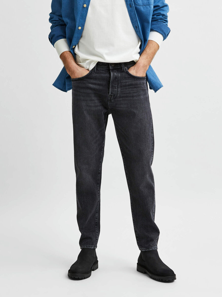 Selected 3071 - CONFORT STRETCH MOYEN BLEU JEAN SLIM, Medium Grey Denim, highres - 16080471_MediumGreyDenim_003.jpg