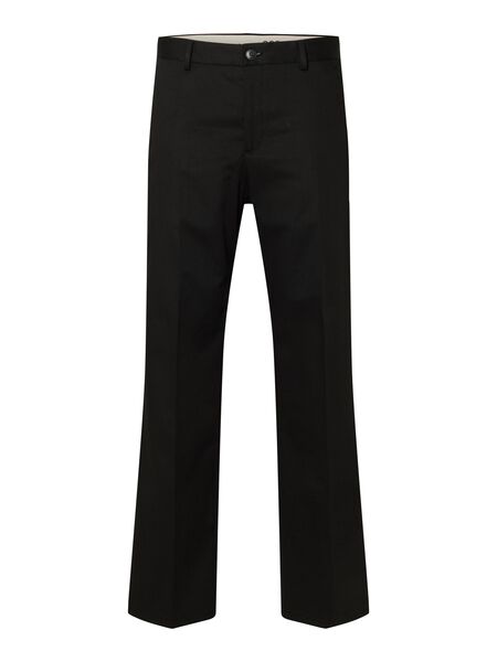 Selected CHINO-LOOK TROUSERS, Black, highres - 16090459_Black_001.jpg