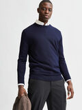 Selected LANGÄRMELIGER PULLOVER, Navy Blazer, highres - 16079772_NavyBlazer_853571_008.jpg