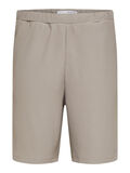 Selected GERIPPTE SHORTS, Greige, highres - 16090773_Greige_001.jpg