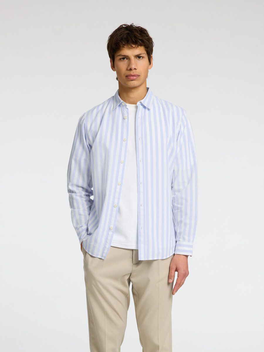 Selected LONG SLEEVED SHIRT, Cashmere Blue, highres - 16078867_CashmereBlue_838972_003.jpg