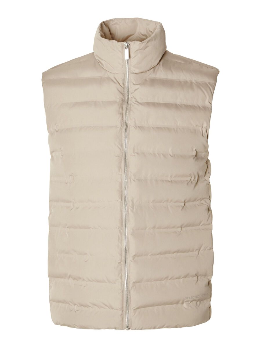 Selected PADDED QUILTED GILET, Pure Cashmere, highres - 16089396_PureCashmere_001.jpg