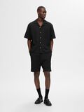 Selected WAFFELSTRUKTUR SHORTS, Black, highres - 16094897_Black_005.jpg