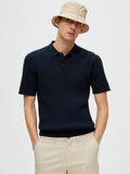 Selected KNITTED POLO SHIRT, Sky Captain, highres - 16088616_SkyCaptain_008.jpg