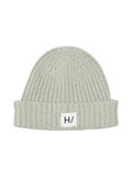 Selected ORGANIC COTTON RIB BEANIE, Light Grey Melange, highres - 16080466_LightGreyMelange_001.jpg