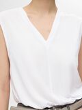 Selected SLEEVELESS V-NECK TOP, Bright White, highres - 16093856_BrightWhite_006.jpg